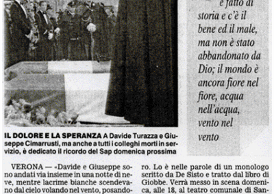 Corriere di Verona, 13 maggio 2005