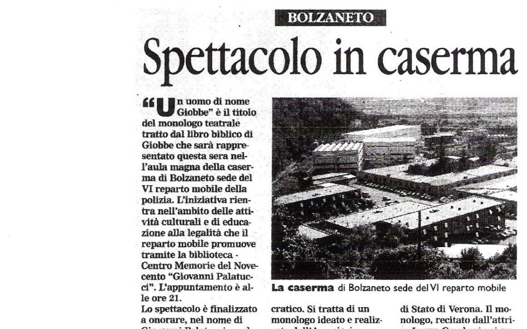 Il Corriere Mercantile di Genova, 26 aprile 2007