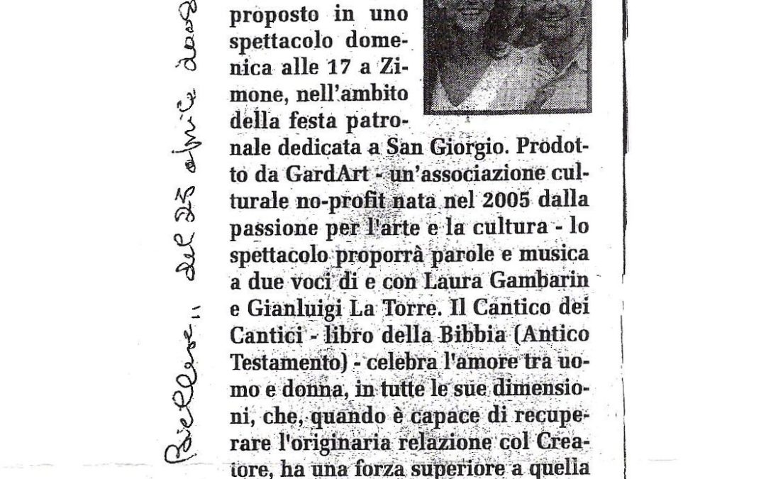 Il Biellese, 23 aprile 2008