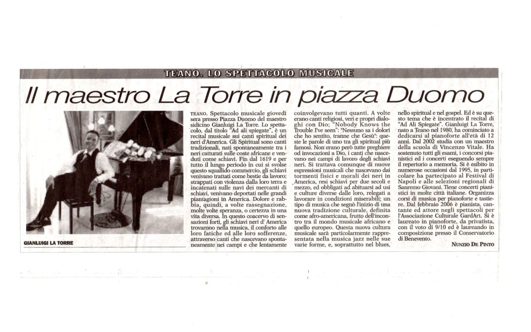 La Gazzetta di Caserta, 24 agosto 2011