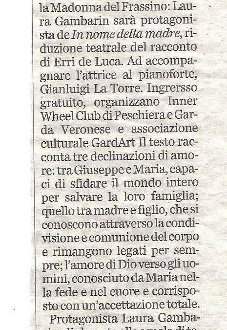 L’Arena di Verona, 27 novembre 2009