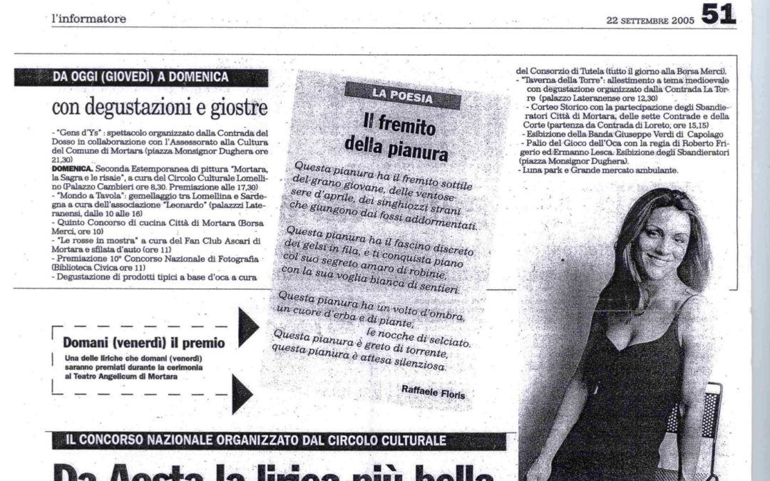L’Informatore di Aosta, 22 settembre 2005