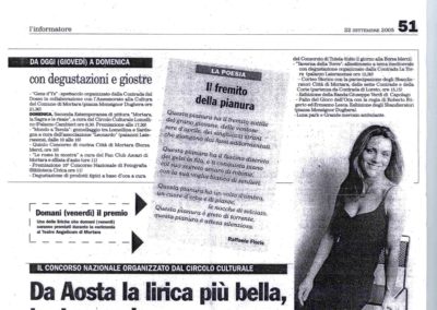 L’Informatore di Aosta, 22 settembre 2005