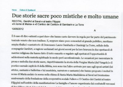 L’Arena di Verona, 10 maggio 2012