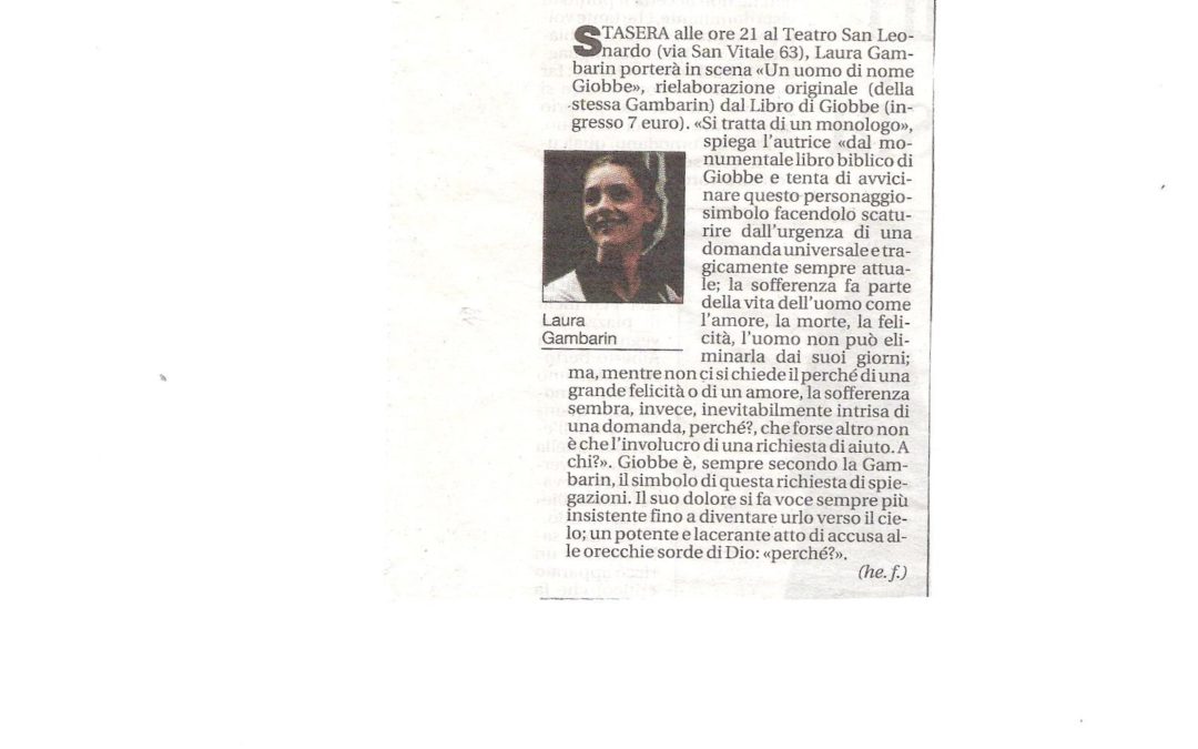 La Repubblica di Bologna, 21 marzo 2006